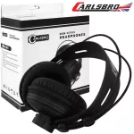 Carlsbro Closed-Back Headphone หูฟัง แบบครอบหู ขนาดใหญ่ หัวชุบทองถอดเปลี่ยนเป็นหัวแจ็คเล็กได้ รุ่น DCN8 สีดำ ** ประกันศูนย์ 1 ปี **