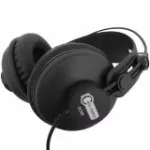 Carlsbro Closed-Back Headphone, large earphone headphones, gold plated head, changing into a small jack head, DCN8 Black ** 1 year center insurance **