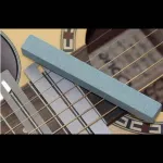 Rasvone Fret Grinding Stone Stone Stone Stone Stainless Git Star that Frett Fret is durable, can be used for a long time.