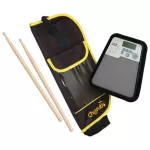 Cherub® DP-850 PRACTICE DRUM PAD Electric Drum Practice Practice, LCD display, easy to carry + free bags & drums & 2 AAA batteries & manual