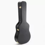 On Stage® GCA5000B Hardshell Acoustic Guitar Case เคสกีตาร์โปร่ง  เคสกีตาร์โปร่งไฟฟ้า บุด้วยกำมะหยี่สีดำ ทำจากไม้อัดปิดด้านนอกด้วยไวนิล ฮาร์ดแวร์สีทอง