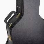 On Stage® GCA5000B Hardshell Acoustic Guitar Case เคสกีตาร์โปร่ง  เคสกีตาร์โปร่งไฟฟ้า บุด้วยกำมะหยี่สีดำ ทำจากไม้อัดปิดด้านนอกด้วยไวนิล ฮาร์ดแวร์สีทอง