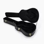 On Stage® GCA5000B Hardshell Acoustic Guitar Case เคสกีตาร์โปร่ง  เคสกีตาร์โปร่งไฟฟ้า บุด้วยกำมะหยี่สีดำ ทำจากไม้อัดปิดด้านนอกด้วยไวนิล ฮาร์ดแวร์สีทอง