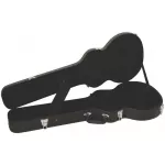 On Stage® GCLP7000 Hardshell Single-Cutway Electric Guitar Case, Strat/Tele Black Guru Star Case Outside plywood material with PVC