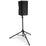 On Stage® SS7761B SPEAKER STAND, good speaker stand made from 3 -legged aluminum, adjustable 114 -182 cm.