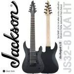 Jackson® JS22-8 Dinky DKA HT 8 electric guitars, Hambuckling lines, 24 fret Jumbo, 1 year coated coating ** 1 year center **