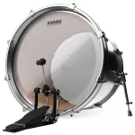 Evans ™ BD22GB3 EQ3 Cantalian leather / Base 22 "2 -layer oil 6.5 mm. + 6.5 mm with removable Muffle Ring. EQ3 Clear Bass Drumhead.