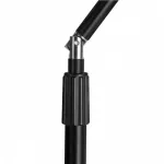 On Stage® DS8200 Adjustable Desktop Mic Stand Mike stands, desktop, microphone, round table, tilted base, 40 degrees, highs 9 - 14.25 inches