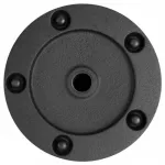 On Stage® DS8200 Adjustable Desktop Mic Stand Mike stands, desktop, microphone, round table, tilted base, 40 degrees, highs 9 - 14.25 inches