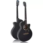 Mantic GT-1AC, 40-inch guitar, Om Cutaway shape, Angle Mandrus/Cherry Wood + Free Bag & Pick