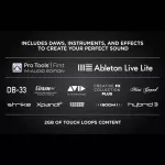 M-Audio® M-TRACK 2X2 Audio International Audio Interface 2 In/2 Out with 1 Channel 1 Channel and Line 1 channel + free