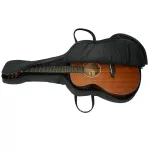 PARAMOUNT, 34 -inch / 36 inch airy guitar bag, thick water buffalo, double zipper system, with a storage in front of the VIP Acoustic Guitar Gi.