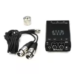 Presonus® HP2 Headphone Amp Headphone amplifier with XLR connectors can be used for both live play/studio + free XLR & spiral cable.