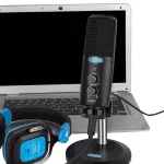 Alctron CU58 USB condenser microphone can be used for both iOS, Android, Mac, Window USB Conronders Microphone + free legs.