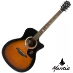 Mantic GT-1GC 41-inch guitar, Grand Auditorium Cutaway, Angel Mandrus/Cherry Wood + Free Bag & Capuna & Pick & Pick & Czech Set