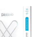D'Addario® XSAPB1047-12 สายกีตาร์โปร่ง 12 สาย เบอร์ 10 สายเคลือบพิเศษ แบบ XS Phosphor Bronze ซีรีย์ XS ของแท้ 100% Ext
