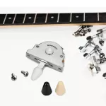 Rasvone Swe5 5 -way switch for electric guitar strat with cork & knot - 5 way selector switch with cap & screws