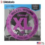 D'Addario® ESXL120 Guitar Cut Electric guitar cable number 9, Nickel Wound 100% authentic Double Ball End Super Lig