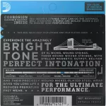 D'Addario® ESXL120 Guitar Cut Electric guitar cable number 9, Nickel Wound 100% authentic Double Ball End Super Lig