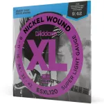 D'Addario® ESXL120 Guitar Cut Electric guitar cable number 9, Nickel Wound 100% authentic Double Ball End Super Lig