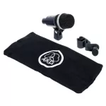 AKG® D40 Instrument Microphone, Mike, Drum, Mike, Dynamic Music, 70Hz-20KHz, Cardioid +