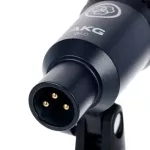 AKG® D40 Instrument Microphone, Mike, Drum, Mike, Dynamic Music, 70Hz-20KHz, Cardioid +