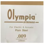 Olympia® DAOLP-PKPL09 สายกีตาร์ สายปลีก สายกีตาร์โปร่ง / สายกีตาร์ไฟฟ้า, สาย E / สาย 1 เบอร์ 9 แบบ Plain Steel ของแท้ 10