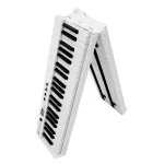 Pastel Pop88 Piano, Sky 88, folding keys, 128 tones per Bluetooth, get a built -in battery + free bags & adapters & pkeys along **