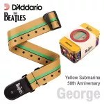 D'Addario® The Beatles Guitar Strap สายสะพายกีตาร์ Yellow Submarine 50th Anniversary Woven Strap พร้อมกล่องโลหะ ** Limited Edition **