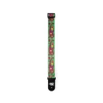 D'Addario® 2 -inch width guitar strap, art pattern, designed by Joe Satrani Woven Guitar Strap // Made in Canada