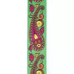 D'Addario® 2 -inch width guitar strap, art pattern, designed by Joe Satrani Woven Guitar Strap // Made in Canada