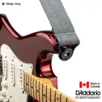 D'Addario® Auto Lock Skater Strap สายสะพายกีตาร์ แบบผ้าฝ้าย ระบบล็อคหัวหมุดอัตโนมัติ กว้าง 2 นิ้ว // Made in Canada