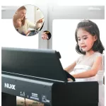 NUX WK-310 Digital Piano Piano Blue Bluetooth has a black key system from the Italian+ free piano. 3 years ** 1 year center **