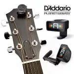 D'Addario® PW-CT-12 NS Micro Headstock Guitar Tuner เครื่องตั้งสายกีตาร์ ที่ตั้งสายกีตาร์ แบบหนีบซ่อนที่หัวกีตาร์