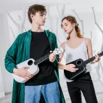 Xiaomi Populele® 2 Smart Ukulele, Genius, Size 23 inch concert, Bluetooth, has played through the Populele app.