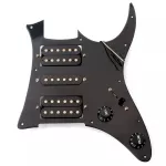 Rasvone SPG303 ปิ๊กการ์ดกีตาร์ไฟฟ้า ทรง Strat ปิ๊กอัพ HSH เดินสายวงจรพร้อมติดตั้ง  Strat Pickguard with Wiring / Pickup Pattern  HSH
