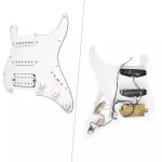 Rasvone SPG200 ปิ๊กการ์ดกีตาร์ไฟฟ้า ลายมุก ทรง Strat ปิ๊กอัพ HSS เดินสายวงจรพร้อมติดตั้ง  Strat Pickguard with Wiring / Pickup Pattern  HSS