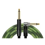 Kirlin 3 meter jackstart cable, golden bent head, IWB-202BFGL-3M + free, free strap