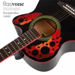 Rasvone PGA400 Pink Guitar Pick Guitar style, OVAT of the leaves with the rear glue. Can be used with airy 40-41 "