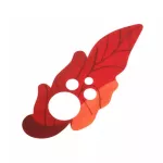 Rasvone PGA400 Pink Guitar Pick Guitar style, OVAT of the leaves with the rear glue. Can be used with airy 40-41 "