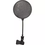 On Stage® ASVS6-B Pop Blocker ตัวกันเสียงลม Pop Filter แบบแผ่นไนลอน ขนาด 6 นิ้ว พร้อมตัวหนีบกับขาไมค์