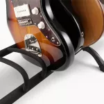 On Stage® GS7561 Five-SPACE Foldable Multi-Guitar Rack, 5 guitar stand for airy guitar and high electric guitar, 29 inches, foldable.