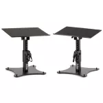On Stage® SMS4500-P Desktop Monitor Stands Monitor stand A pair of good pair of monitor speakers, 22x30 cm, adjusting 0-15 degrees, 1 pair / 2 pieces