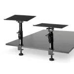 On Stage® SMS4500-P Desktop Monitor Stands Monitor stand A pair of good pair of monitor speakers, 22x30 cm, adjusting 0-15 degrees, 1 pair / 2 pieces