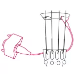 KNA Pickup Violin Pickup Viola Next to the bridge The Ebo is authentic, VV-3 + free jack. ** Made in Bulgaria ** Deluxe Portable Piezo Pick