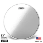 Evans ™ S13H30 SNARE SIDE 300 Slasters Snare movie 13 "Clear 1 layer of oil, 3 mm, bottom 300 Side Drumhead ** Made in USA **