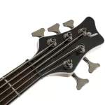 Jackson® JS3V Spectra Bass กีตาร์เบส 5 สาย 24 เฟร็ต แบบ Active ไม่ป๊อปลาร์ คอเมเปิ้ล ปิ๊กอัพฮัมคู่ พร้อม EQ 3 แบนด์ใสตัว