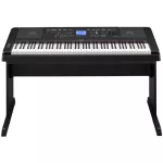 Yamaha® DGX660 เปียโนไฟฟ้า 88 คีย์ หน้าจอ LCD มีเมโทรนอมในตัว ต่อไมค์, คอมได้ สีดำ + แถมฟรีขาตั้ง & เก้าอี้ & ฟุตสวิทช