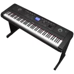 Yamaha® DGX660 เปียโนไฟฟ้า 88 คีย์ หน้าจอ LCD มีเมโทรนอมในตัว ต่อไมค์, คอมได้ สีดำ + แถมฟรีขาตั้ง & เก้าอี้ & ฟุตสวิทช