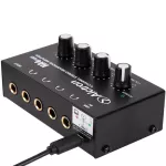 Alctron® Ha4 Plus Mini 4-Channel Stereo Headphone Amp Amplifier Amplifier 4 Chanel Stereo Stereo
